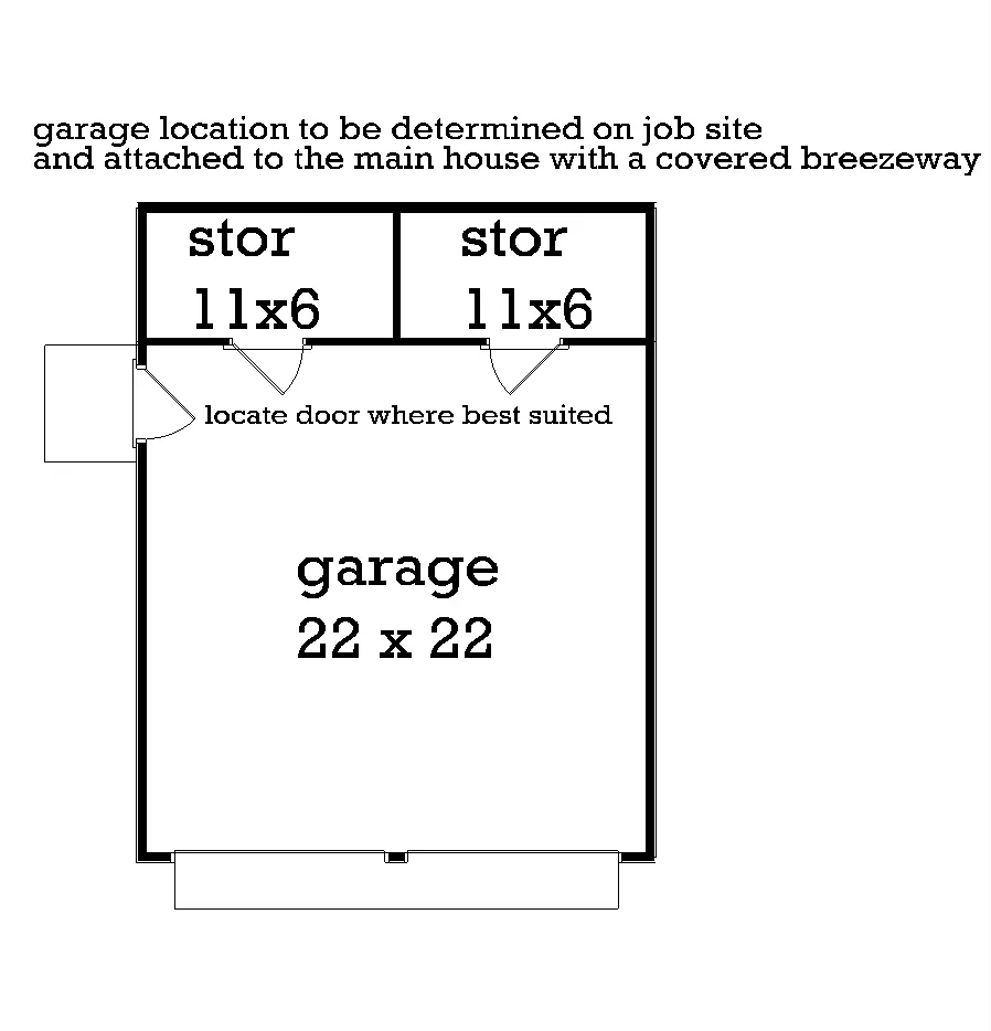 Optional Garage Plan